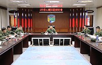 政戰主任張上校主持「2月份心輔知能研討會」。(圖/文:翁正坤)