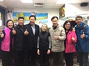 縣長劉增應、議長張永江8日下午前往東莒訪問家戶及探望長輩。(圖/文:宋幸儒)