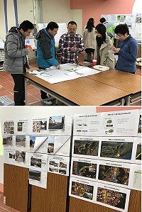 　產發處主辦、合圃公司承辦前瞻連江•城鎮之心規劃設計駐地工作坊，7、8日連續2天先行與相關局處討論設計規劃方案。（圖／文：吳嘉榮）