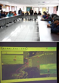 大坵島聯外道路工程即將開工,工務處請包商、顧問公司在北竿召開施工前說明會。(圖/文:陳鵬雄)