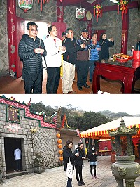與神同行! 芹壁龍角峰祈夢 上百信眾祈神明指點迷津