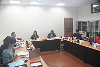 　北基宜花金馬區身心障礙者職業重建服務資源中心與縣府民政處、連江就業中心、衛福局舉行連繫會議，了解地區身障者就業與相關業務。（圖／文：馮紹夫）