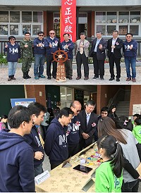連江縣自造教育及科技中心19日正式揭牌成立,馬祖教育邁入了全新的里程碑。(圖/文:吳嘉榮)