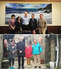加拿大台北經貿辦事處政經暨公共事務處處長馬孟凱率團隊訪問馬祖,馬孟凱表示願意協助行銷馬祖觀光給在台加拿大籍人士參考。(圖:連江縣政府)