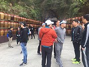2018北竿硬地超馬選手25日起陸續賦歸,行前遊覽南竿景點。(圖:馬祖日報編輯部)
