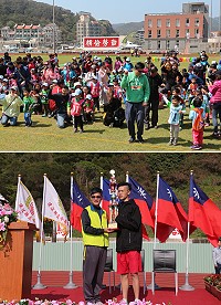 介壽校慶運動會3月31日接續進行第2天賽事、開閉幕式及頒獎典禮,一整天熱鬧非凡。(圖/文:吳嘉榮)