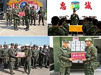 政戰主任慰勉基地訓練單位,激勵官兵士氣。(圖/文:翁正坤)