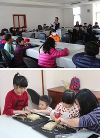 古生物恐龍DIY活動1日舉行,讓小朋友從課程中體驗當個小小古生物學家。(圖/文:吳嘉榮)