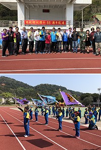 　塘岐國小慶祝建校66週年校慶運動會，2日上午在塘岐運動場盛大開幕。（圖／文：陳鵬雄）　