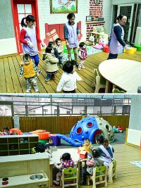 　南竿公托漸入佳境！至3月底為止已入托24位嬰幼兒，還有約6位小朋友在排隊等待入學，人氣相當旺盛；唐氏症基金會表示，為兼顧收托品質及讓孩子有時間適應，目前仍維持每週只增加1位新生的措施，敬請申請家長諒解及耐心等候。（圖／文：曹重偉）