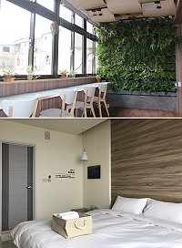 　仁愛村新成立的馬悠驛館，精緻典雅的公寓式民宿設計佈置，讓遊客輕鬆享受與家人度假的美好時光。（圖／文：吳嘉榮）