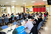 　連江縣政府召開107年第2次擴大主管月報，縣長劉增應非常感謝縣府團隊及各鄉的同心協力推動縣政，此次清明連假天候不穩定，肯定交旅局、連江航業輸運措施因應得當。（圖／文：曹重偉）