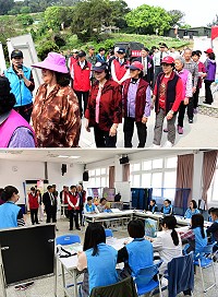 民安4號第三階段收容安置今年首次移師仁愛國小舉辦,由衛福局精心規劃空間布置,加演突發狀況訓練收容場所人員危機處理與反應能力,獲得上級指導行政院動員會報副執行秘書羅籯洋等評核委員頻頻稱讚。(圖/文:曹重偉)