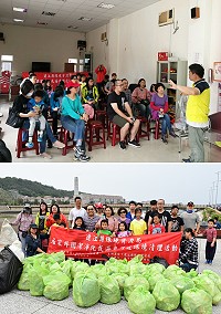 守護整潔家園,環境資源局14日下午於清水濕地舉辦海洋環境宣導及淨灘活動,教育宣導邀請資深幹部陳孟驎分享濕地生態相關知識,之後大家冒著豔陽揮汗撿拾垃圾,成果豐碩。(圖/文:曹重偉)