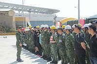 　參謀長對參演官兵實施精神講話。（圖／文：謝承翰）