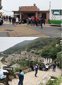 空中交通正常,北竿芹壁橋仔等重要景點湧入大量遊客。(圖/文:陳鵬雄)