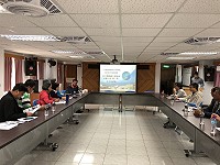 　縣府工務處在北竿召開白沙碼頭施工第二次說明會。（圖／文：陳鵬雄）