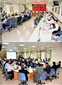 　縣府召開107年4月份治安會報，由縣長劉增應主持，指示整合六大緝毒系統，全力執行安居緝毒專案工作。（圖／文：曹重偉）