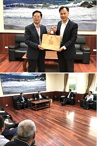 　廈門市委副書記陳秋雄回訪馬祖，加強廈門、馬祖旅遊經貿合作及交流。（圖：吳嘉榮）