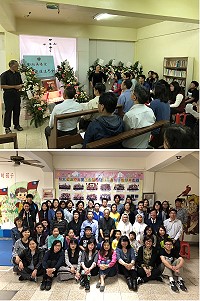 　北竿寶血幼稚園為曾經奉獻馬祖19年的鄭淑美修女舉辦追思會。（圖／文：陳鵬雄）