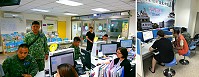 報稅開始!財政部北區國稅局馬祖服務處出現報稅軍民,並有專人提供報稅輔導諮詢。(圖:財政部北區國稅局馬祖服務處)