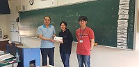 　107學年度統測登場，馬祖高中71人應試，縣府教育處致贈餐盒，祝福考生考試順利。（圖：縣府教育處）