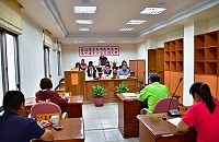 　東引鄉民代表會第10屆第7次定期大會開議，主席陳子驎期勉鄉公所團隊用心推動觀光，讓鄉親看得見未來前景。（圖／文：陳其敏）