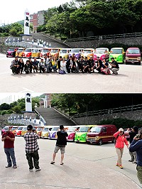 媽祖聖誕慶典系列活動結束了,胖卡餐車直到10日起才陸續離馬,行前還特別來個大合照當作此次馬祖行的最佳紀念,大家有緣再相會!(圖/文:曹重偉)