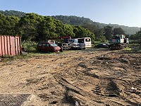 　衛福局北竿衛生所新建工程終於決標，預定地在塘岐靶場旁的17高地，規劃中的社福大樓也在附近。（圖／文：陳鵬雄）