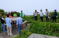 　東引鄉民代表會第10屆第7次定期大會，第一天鄉政考察前往南橋據點等地關心觀光建設的內容與方向。（圖／文：陳其敏） 