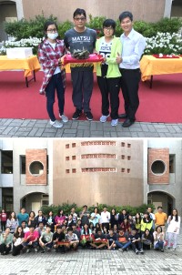 介壽國中16日精心安排107年度國中教育會考祈福包中活動,祝福考生應試順利。(圖/文:吳嘉榮)