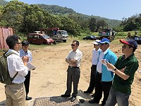 　連江縣議會在北竿進行本會期縣政考察議程。（圖／文：陳鵬雄）