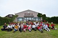 　阿里山國家風景區導覽志工一行近30人參訪東引。（圖／文：陳其敏）
