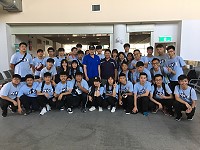 馬祖高中三信班學生出發前往福州校外實習。(圖:馬祖高中)
