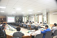 　連江縣智慧城市推動委員會昨日首次召開成果發表，未來陸續推動各項計畫，推動本縣智慧城市。（圖／文：馮紹夫）