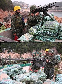 南竿地區防衛性武器射擊29日震撼登場,充分展現地區官兵平日累積的訓練成果。(圖/文:吳嘉榮)