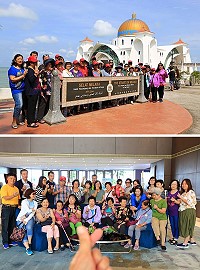 南竿鄉公所母親節馬來西亞之旅,參加團員滿意開心。(圖:南竿鄉公所提供)
