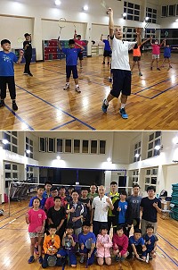 羽球委員會辦理羽球基層訓練站,邀請國內知名教練陳火川,展開為期半年的羽球訓練課程。(圖:連江縣羽球委員會)