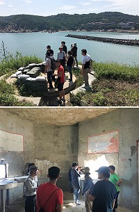 為戰地遺址賦予新生命,文化處今年推戰地文化遺產建築轉譯計畫,由國立成功大學建築系傅朝卿教授擔任策展顧問,率多位建築師於3日至5日抵馬踏勘,走訪南北竿、莒光目標營區。(圖:連江縣政府文化處)