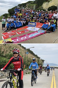 2018馬祖之壁百位車手成功挑戰離島最高的壁山。(圖/文:陳鵬雄)