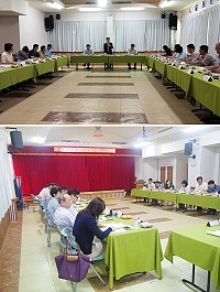 下半年將舉行大選,連江地方檢察署召開查察虛設人口專案會議,宣示維護馬祖乾淨選風。(圖:連江地檢署)