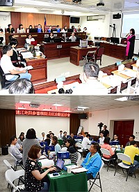 　經過兩天「密集開庭」，連江地方法院國民參與刑事審判模擬法庭活動14日圓滿落幕！8位國民法官紮實上完最完整法庭訴訟課程，都說經過這樣的切身參與，對檢察官、法官的工作有全新的認識，而且真的都比他們的原職辛苦太多。（圖／文：曹重偉）