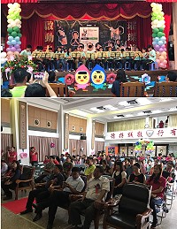 敬恆國中小畢業典禮溫馨感人,畢業生滿載祝福展翅高飛。(圖/文:宋幸儒)