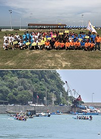　2018莒光龍舟賽西莒青帆碼頭熱力登場。（圖／文：宋幸儒）