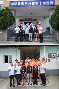 馬祖海岸巡弟兄們辛苦了!中華民國海巡之友總會20日由監事主席陳韋翰一行專程來馬問候各海巡單位,並致贈水果禮盒及加菜金,慰勞海巡保衛家園辛勞。(圖:海巡署第十一巡防區指揮部所屬第一○岸巡隊)