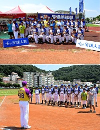 全球人壽「我的棒球夢」今年來到馬祖贊助馬祖高中棒球隊,並舉辦棒球訓練營;29日下午舉辦簡單隆重的開訓典禮,郭李建夫感謝全球人壽讓他有機會來到馬祖指導球員。(圖/文:曹重偉)