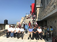 西莒山海一家會館30日在地方各界祝賀聲中開幕揭牌正式營運。(圖/文:宋幸儒)