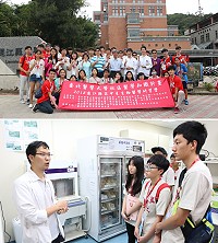 　北醫醫學營學員拜訪守護居民健康的好鄰居－縣立醫院，一窺醫院工作型態與運作模式。（圖：臺北醫學大學楓林幸服服務團）