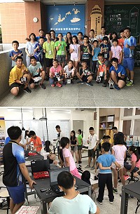 馬祖夏令機器人科學生活營1日至3日舉行,推廣各項機器人知識及英文,豐富學生暑假生活。(圖/文:吳嘉榮)
