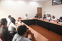 　為解決莒光航線問題，縣府昨日再次召開交通會議，將從散客訂不到票問題著手改善。（圖／文：馮紹夫）
